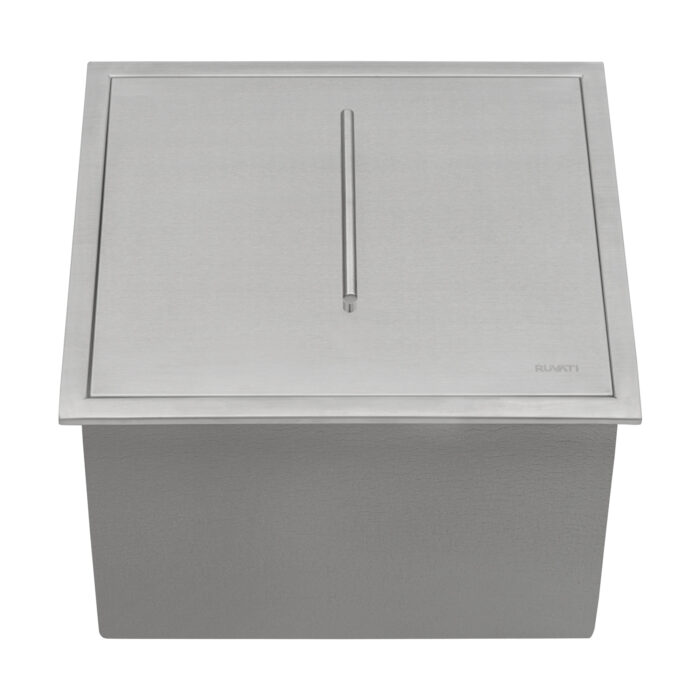 Merino Model: RVQ6221 Ruvati Insulated Ice Chest Sink 21 x 20 inch Outdoor BBQ Marine Grade T-316 Top Mount Stainless Steel – Model# RVQ6221
