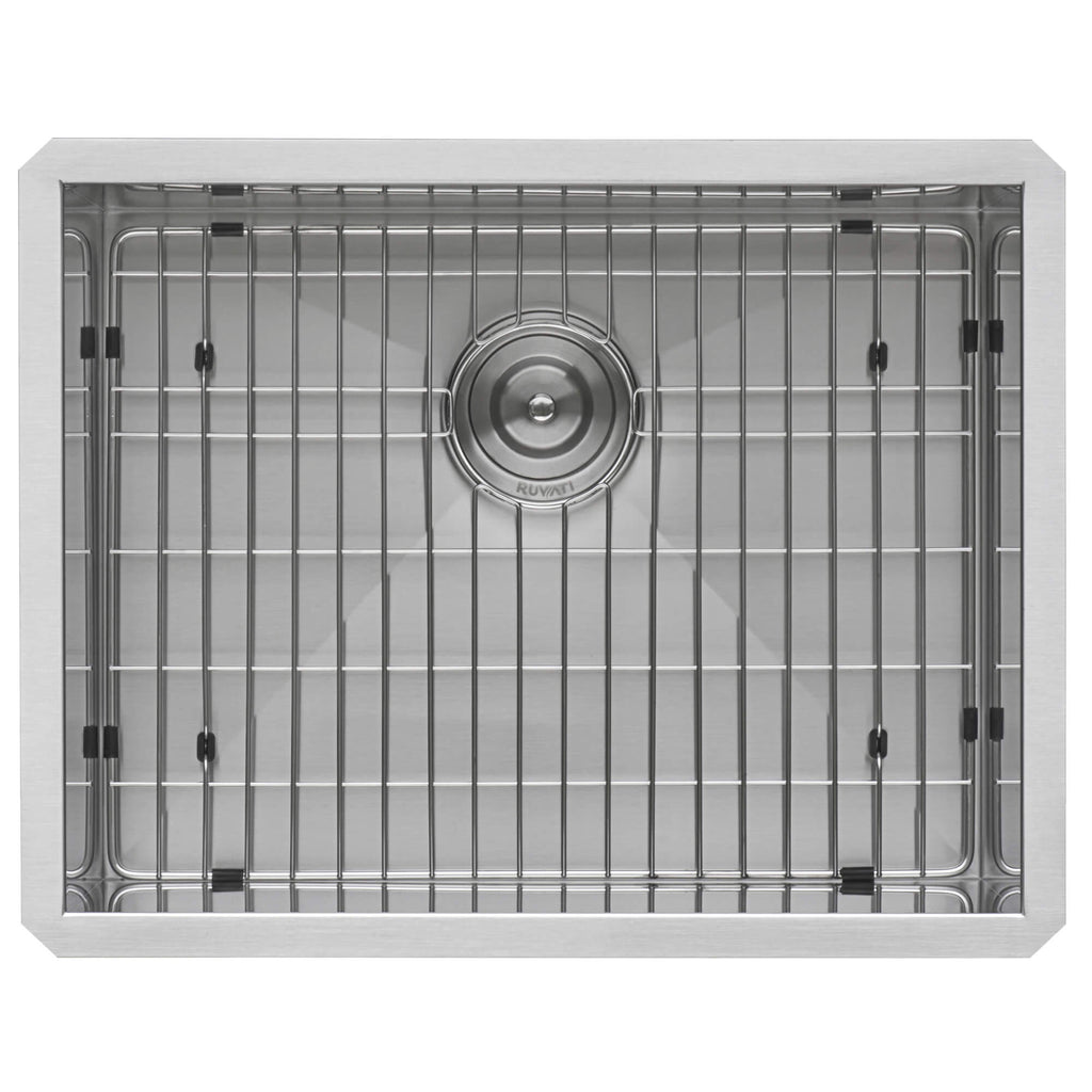 Nesta Ruvati 23" Undermount 16 Gauge Zero Radius Kitchen Sink Stainless Steel Single Bowl – Model# RVH7100