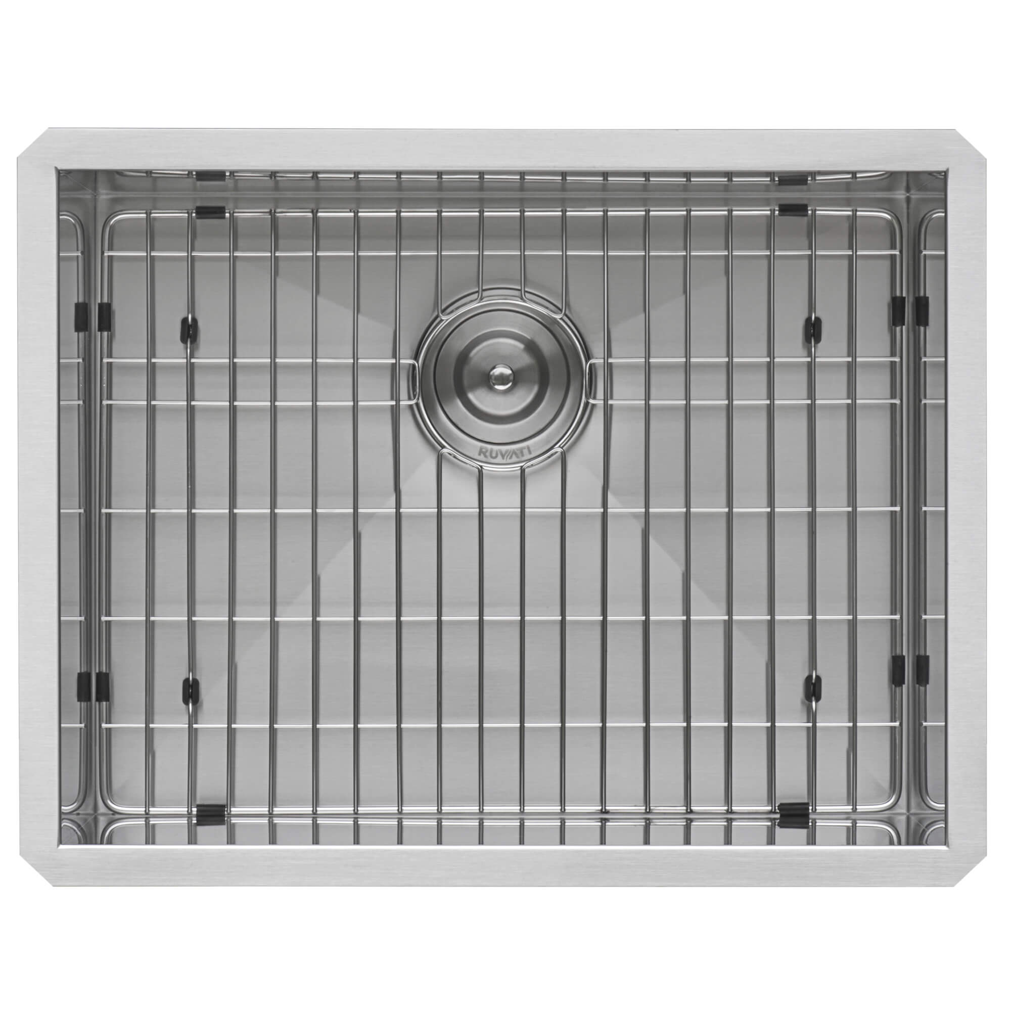 Nesta Ruvati 23" Undermount 16 Gauge Zero Radius Kitchen Sink Stainless Steel Single Bowl – Model# RVH7100