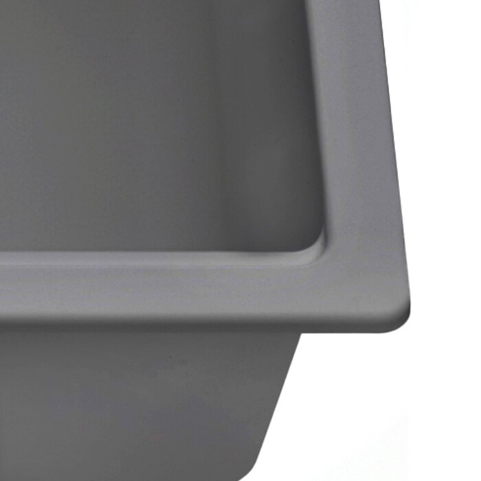 epiStage Model: RVG1306UG Ruvati 33-inch Granite Composite Quartz Workstation Drop-in Topmount Kitchen Sink Urban Gray – RVG1306UG