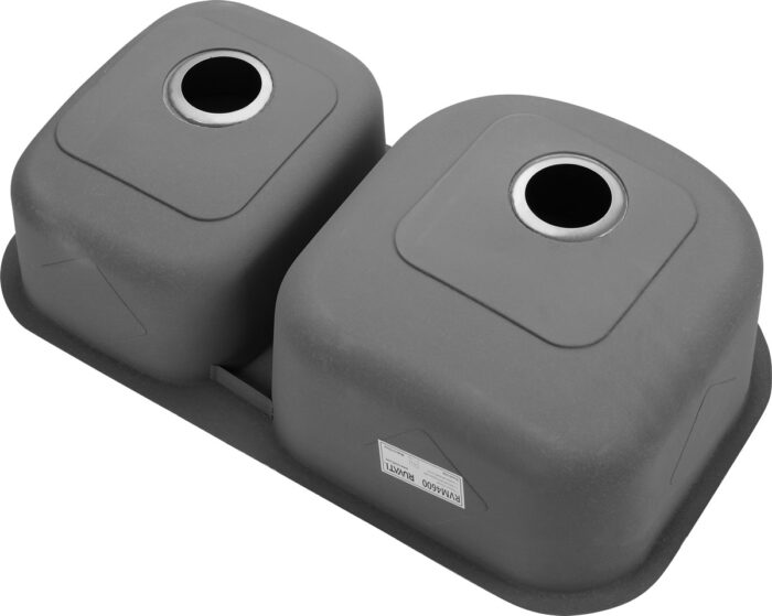 Parmi Model: RVM4600 Ruvati 34-inch Undermount 60/40 Double Bowl 16 Gauge Stainless Steel Kitchen Sink – RVM4600