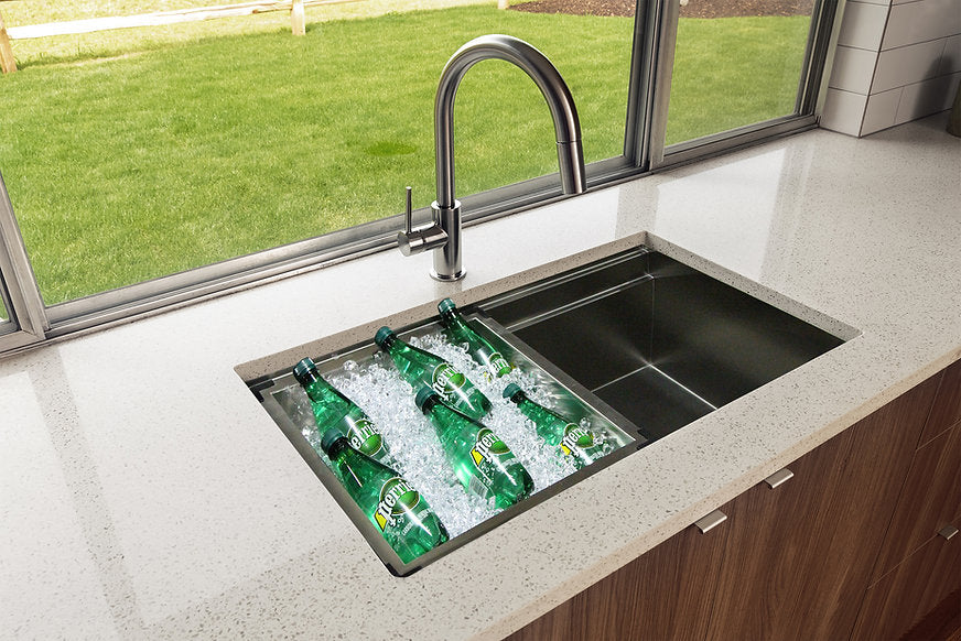 Nantucket Sinks - 36" Pro Series Workstation Undermount Stainless Steel Kitchen Sink Model#   ZR-PS-3620-16