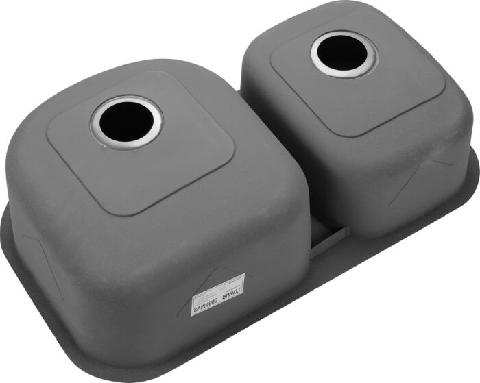 Parmi Model: RVM4605 Ruvati 34-inch Undermount 40/60 Double Bowl 16 Gauge Stainless Steel Kitchen Sink – RVM4605