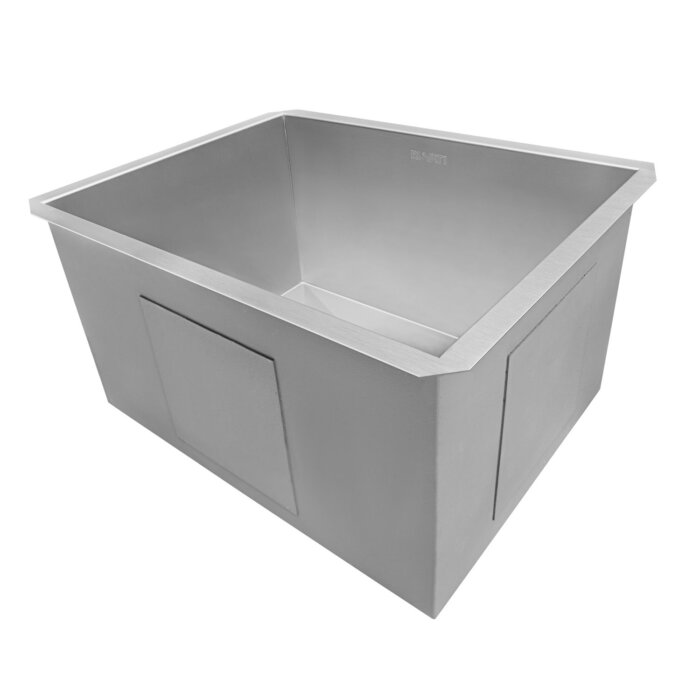 Savona Ruvati 21″ x 18″ x 12″ Deep Laundry Utility Sink Undermount 16 Gauge Stainless Steel – Model# RVU6121