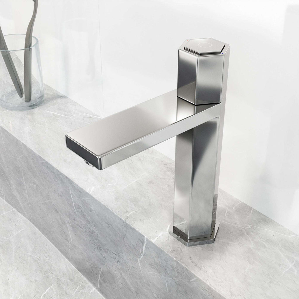VIGO - Hart Nova Single Hole Bathroom Faucet In Chrome Model# VG01053CH