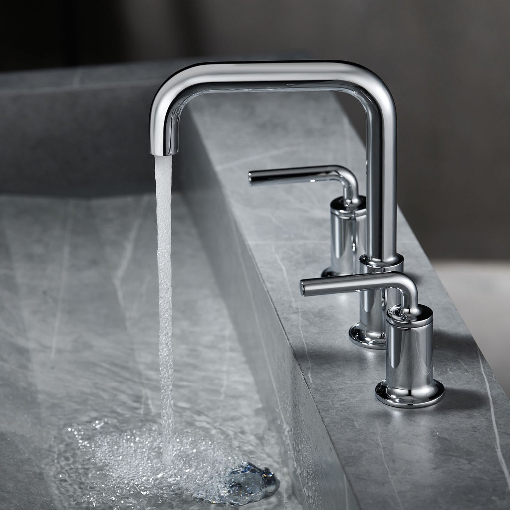 Oakland Wide Spread Bathroom Sink Faucet with Pop Up Drain in Chrome– Model #KSB8236C