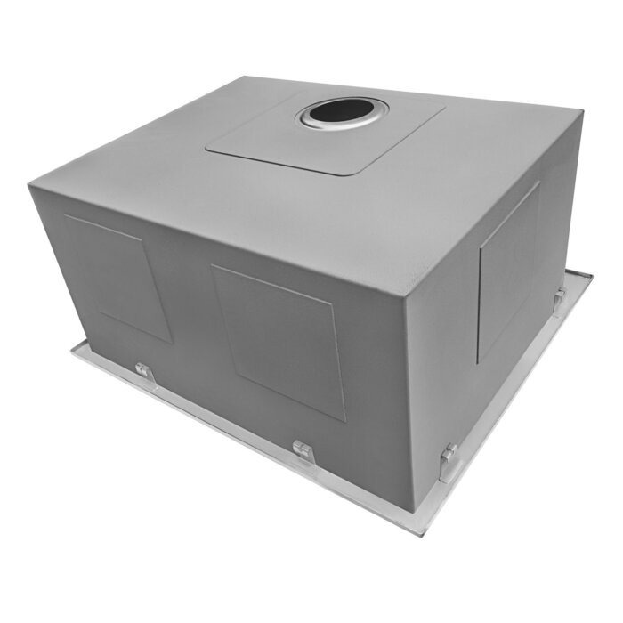 Forma Pro Model: RVU6015 Ruvati Topmount Laundry Utility Sink 25" x 22" x 12" Rounded Corners Deep 16 Gauge Stainless Steel – Model# RVU6015