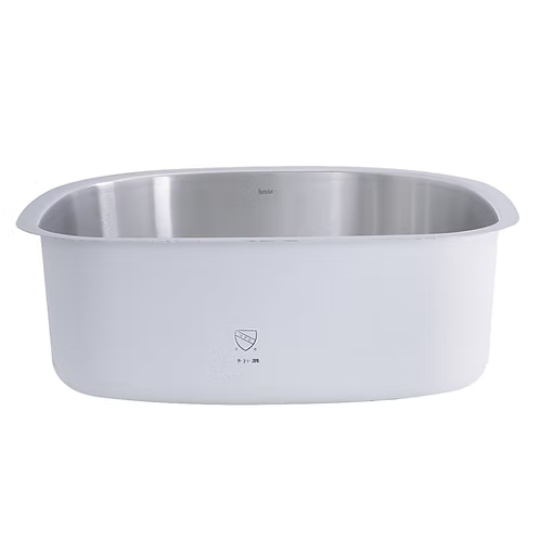 Nantucket Sinks - 23 Inch D-Bowl Undermount Stainless Steel Kitchen Sink, 16 Gauge Model# NS03i-16
