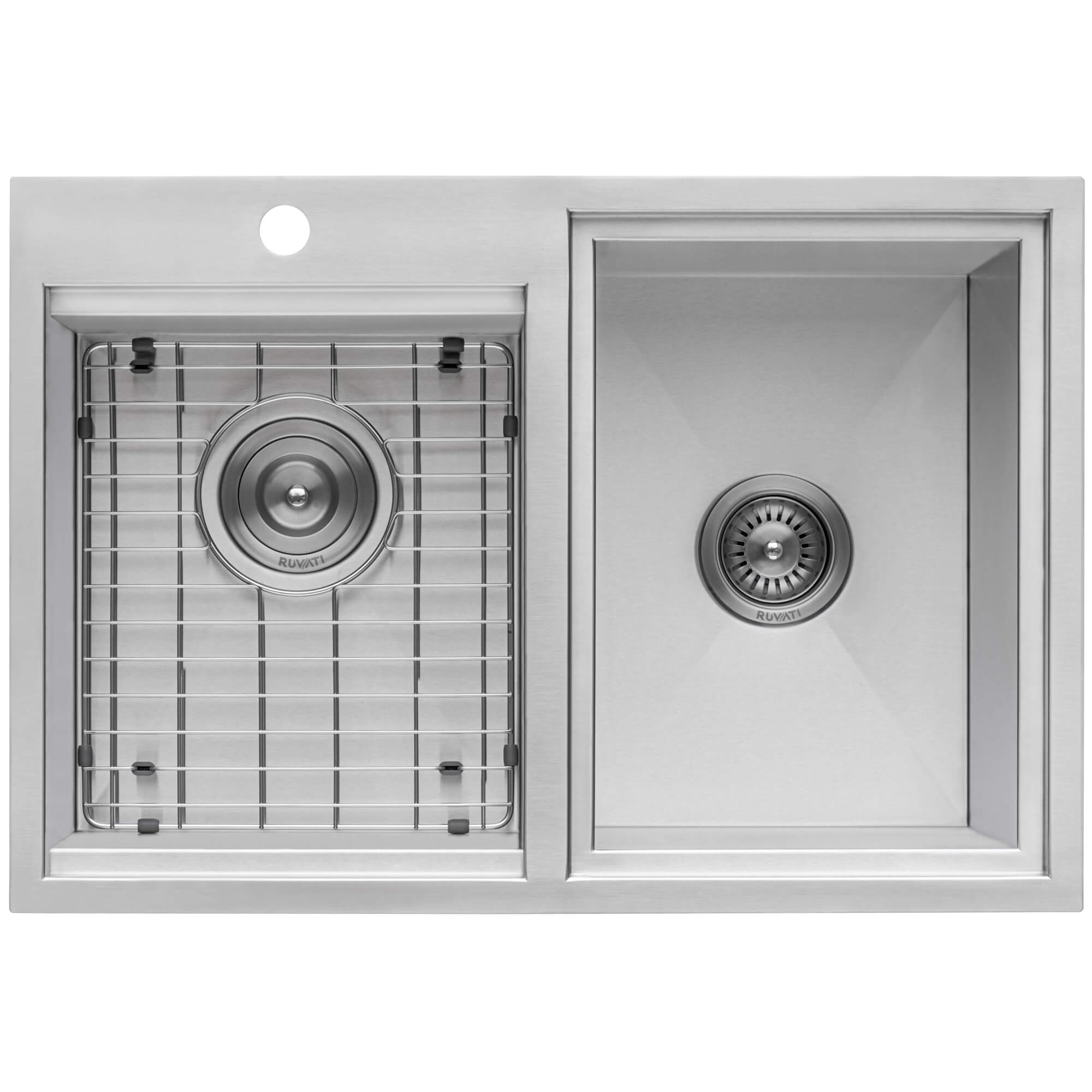 Merino Model: RVQ6290 Ruvati Insulated Ice Chest and Outdoor Sink 29 x 20 inch BBQ Workstation Topmount T-316 Stainless Steel – RVQ6290