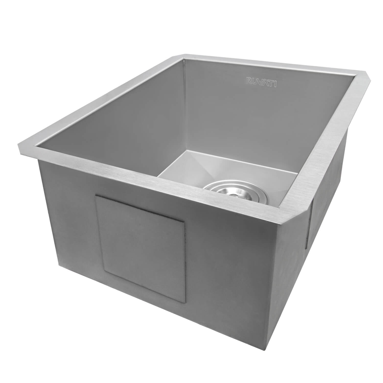Nesta Ruvati 16-inch Undermount 16 Gauge Zero Radius Bar Prep Sink Stainless Steel Single Bowl – Model# RVH7111