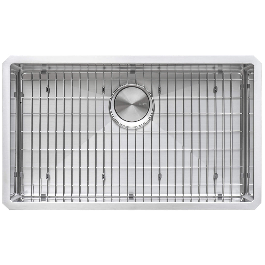Gravena Ruvati 32-inch Undermount 16 Gauge Rounded Corners Kitchen Sink Stainless Steel Single Bowl – Model# RVH7400