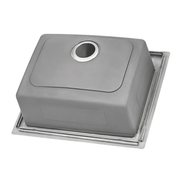 Modena Model: RVM5923 Ruvati 23 x 20 inch Drop-in Topmount Kitchen Sink 16 Gauge Stainless Steel Single Bowl – RVM5923