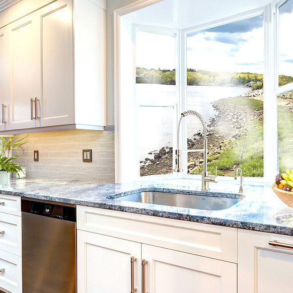 Nantucket Sinks - 30" Large Rectangle Single Bowl Undermount Stainless Steel Kitchen Sink Model# NS3018-10-16