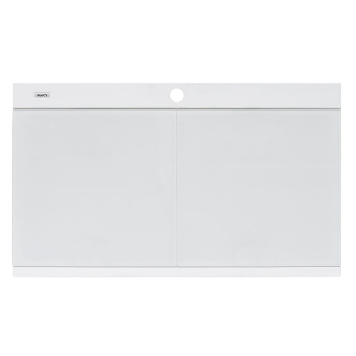 epiGranite Model: RVG1350WH Ruvati 34 inch epiGranite Drop-in Topmount Workstation Ledge Granite Composite Quartz Kitchen Sink – Arctic White Matte – RVG1350WH