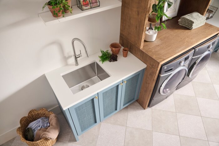 Savona Pro Ruvati 23″ x 18″ x 12″ Deep Laundry Utility Sink Rounded Corners Undermount 16 Gauge Stainless Steel – Model# RVU6125