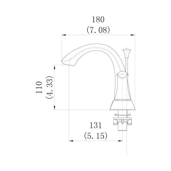 4″ Center Set Two Handles Bathroom Sink Faucet with Pop Up Drain in Brushed Nickel Model# KSB4231BN