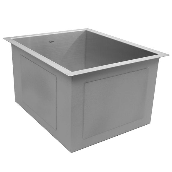 Nantucket Sinks - 15" Pro Series Rectangle Undermount Zero Radius Stainless Steel Bar/Prep Sink Model# ZR1815