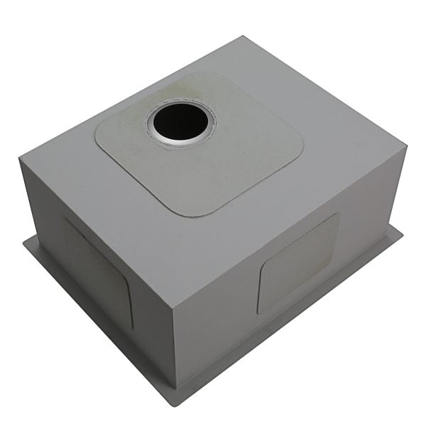 22″ Zero Radius Undermount Single Bowl Stainless Steel Kitchen Sink - Model #KSH22189S