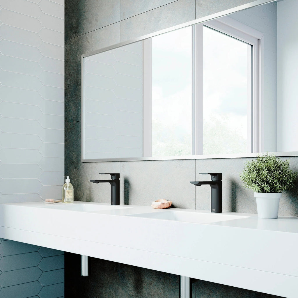 VIGO - Davidson Single Hole Single Lever Bathroom Faucet In Matte Black Model# VG01043MB