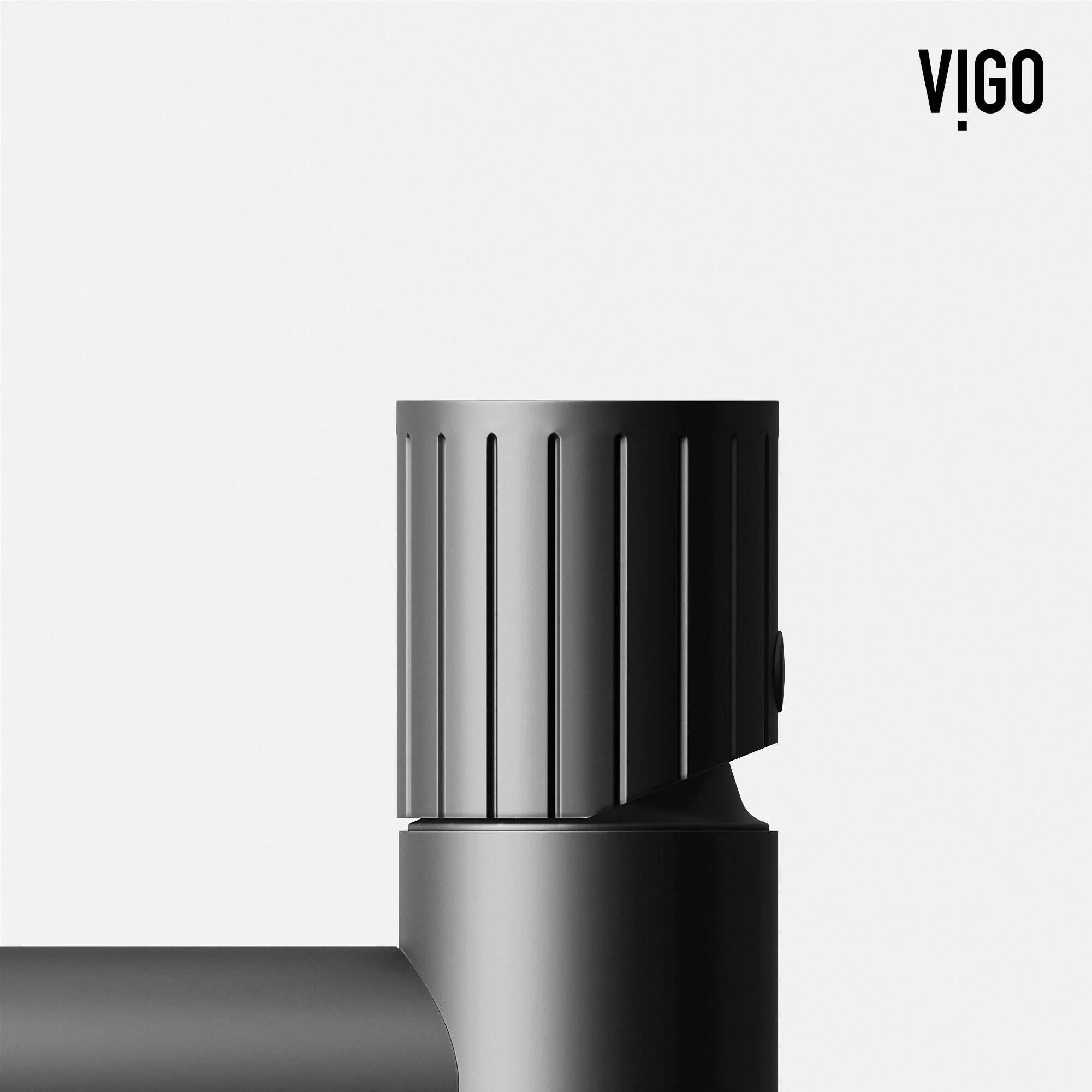 VIGO - Ashford Single Hole Bathroom Faucet In Matte Black Model# VG01052MB