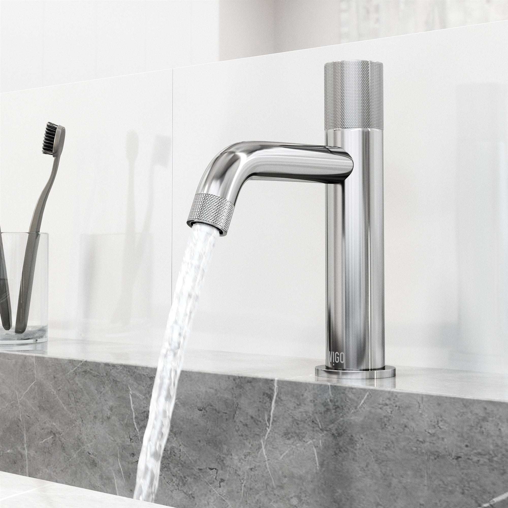 VIGO - Apollo Single Hole Bathroom Faucet In Chrome Model# VG01048CH