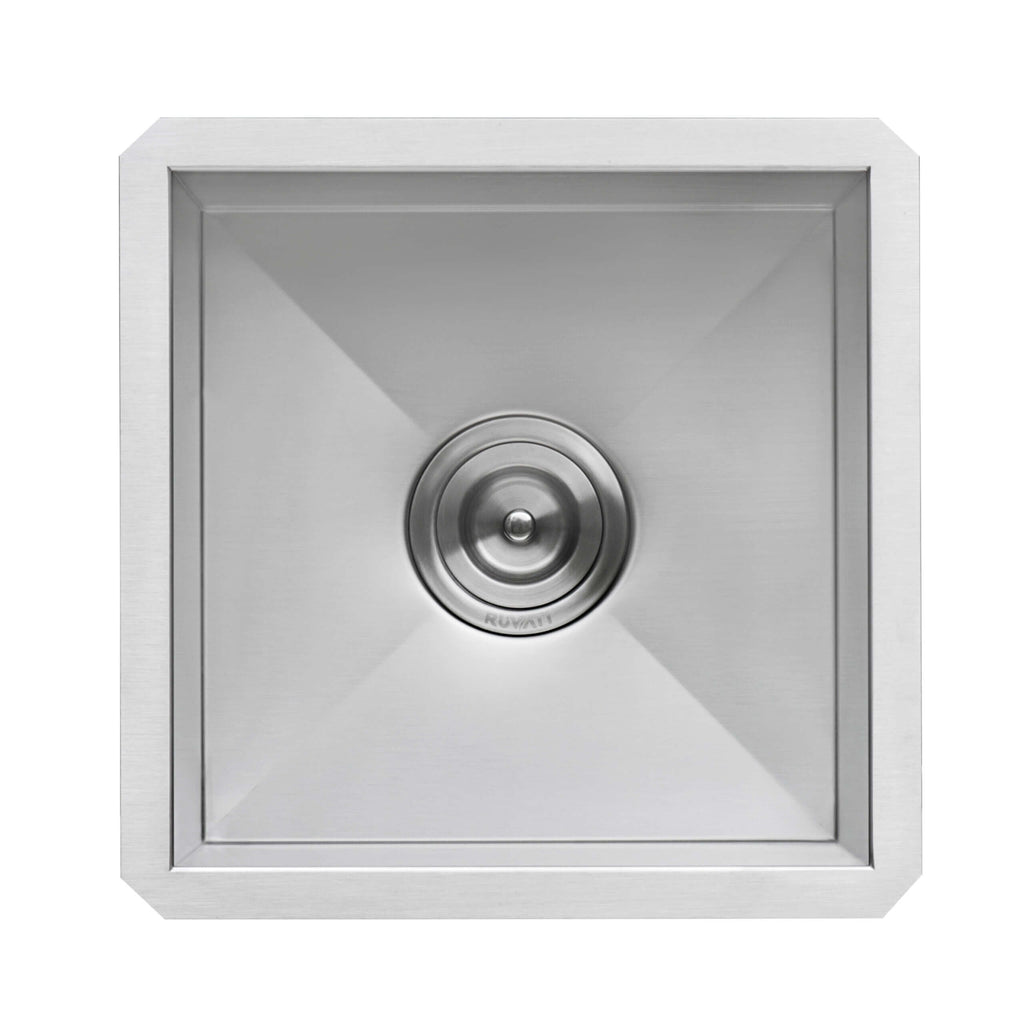 Nesta Ruvati 13 x 15 inch Undermount 16 Gauge Zero Radius Bar Prep Kitchen Sink Stainless Steel Single Bowl – Model# RVH7113