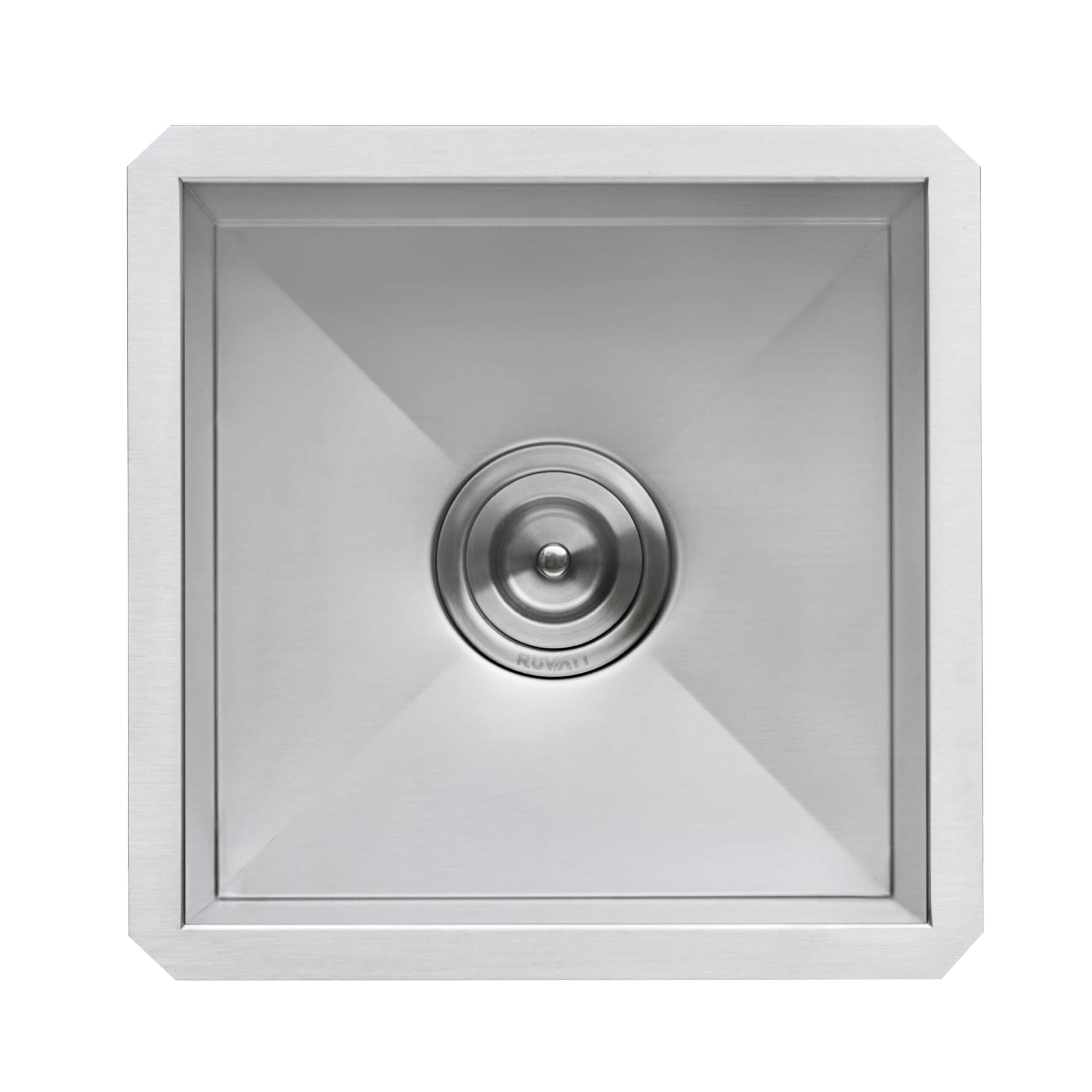Nesta Ruvati 13 x 15 inch Undermount 16 Gauge Zero Radius Bar Prep Kitchen Sink Stainless Steel Single Bowl – Model# RVH7113