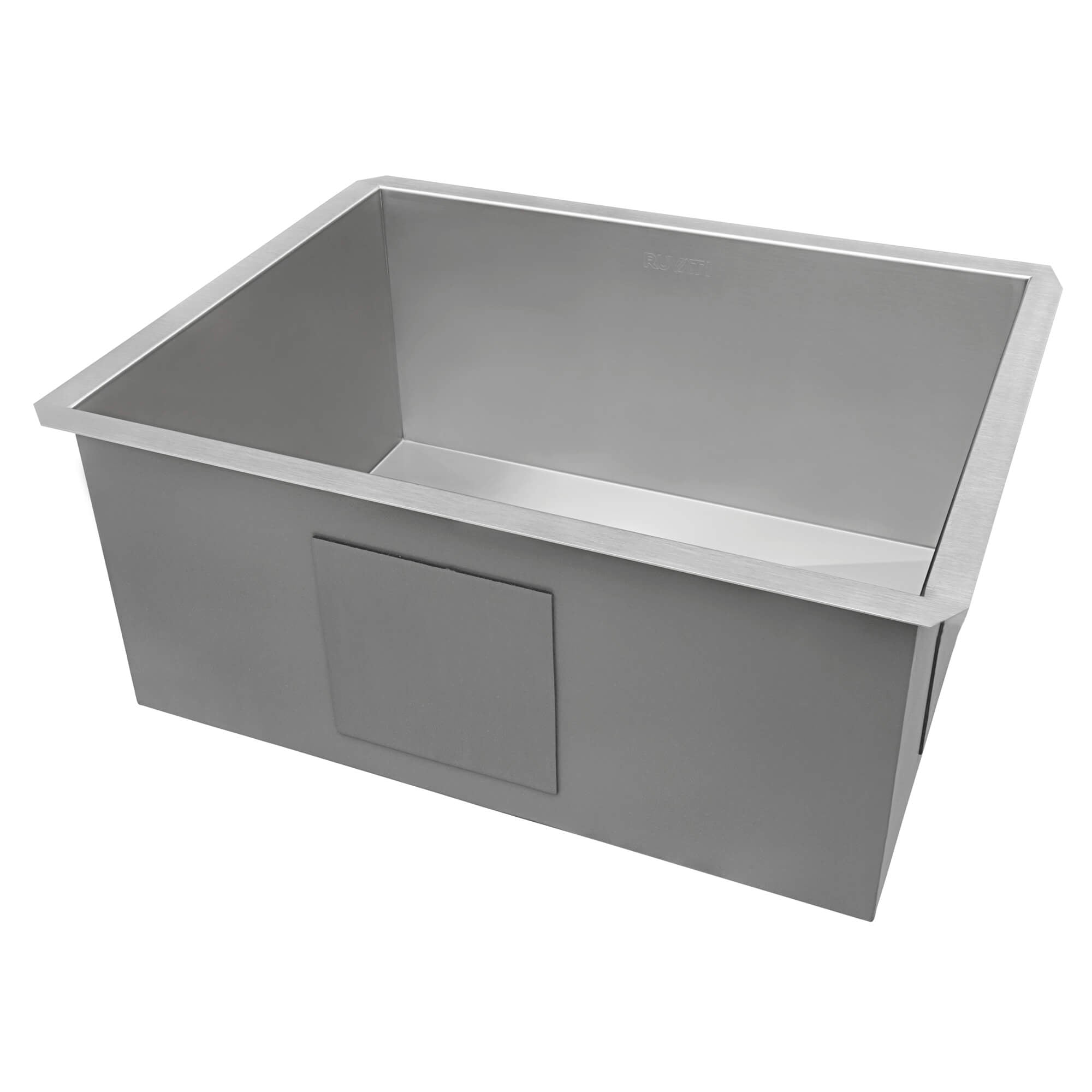 Nesta Ruvati 23" Undermount 16 Gauge Zero Radius Kitchen Sink Stainless Steel Single Bowl – Model# RVH7100