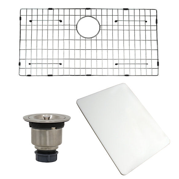 Nantucket Sinks - All-Weather Undermount Outdoor Stainless Steel WorkStation Sink Model# AW-PS-3219-16