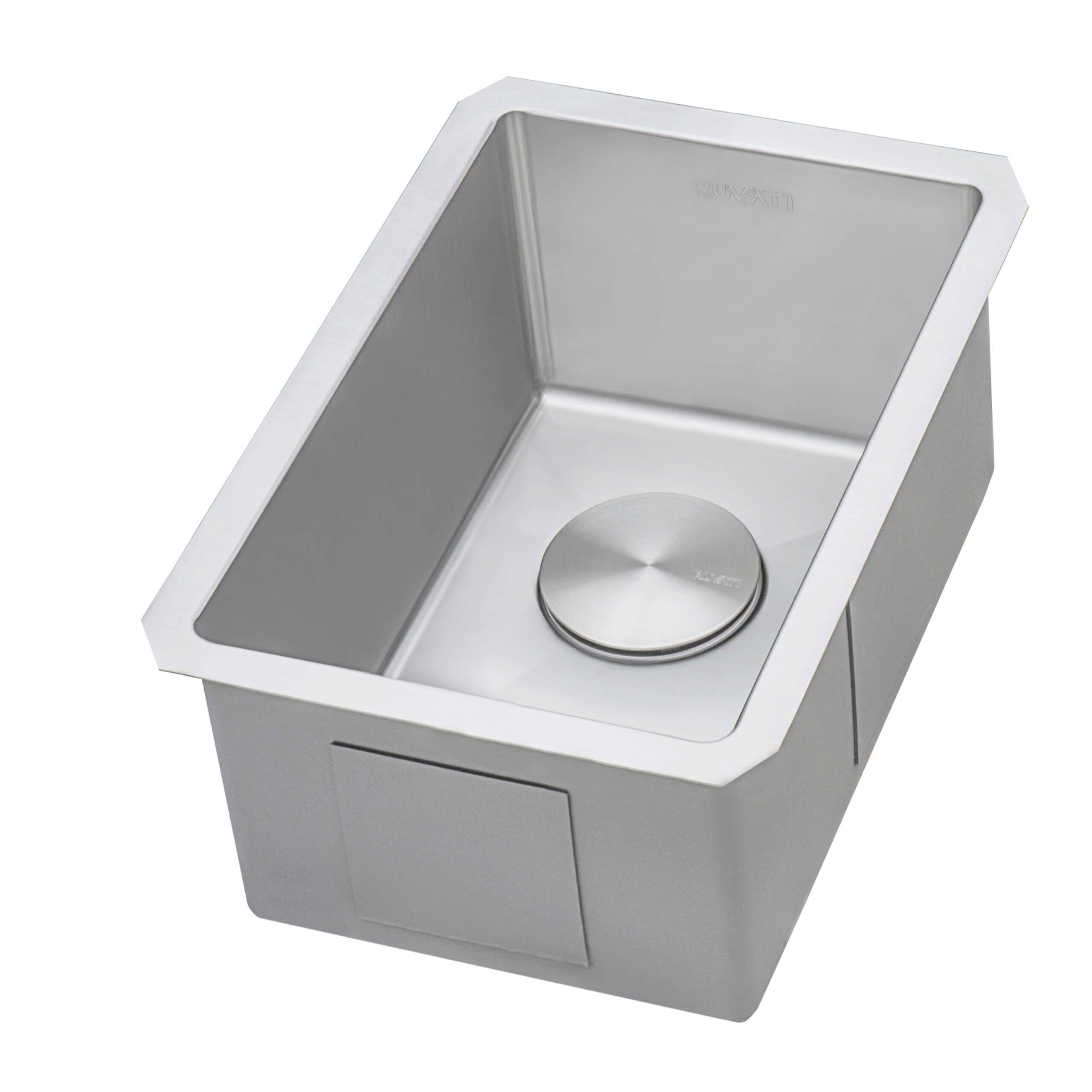 Gravena Ruvati 16" x 18" Undermount Bar Prep Kitchen Sink 16 Gauge Rounded Corners Stainless Steel Single Bowl – Model# RVH7116