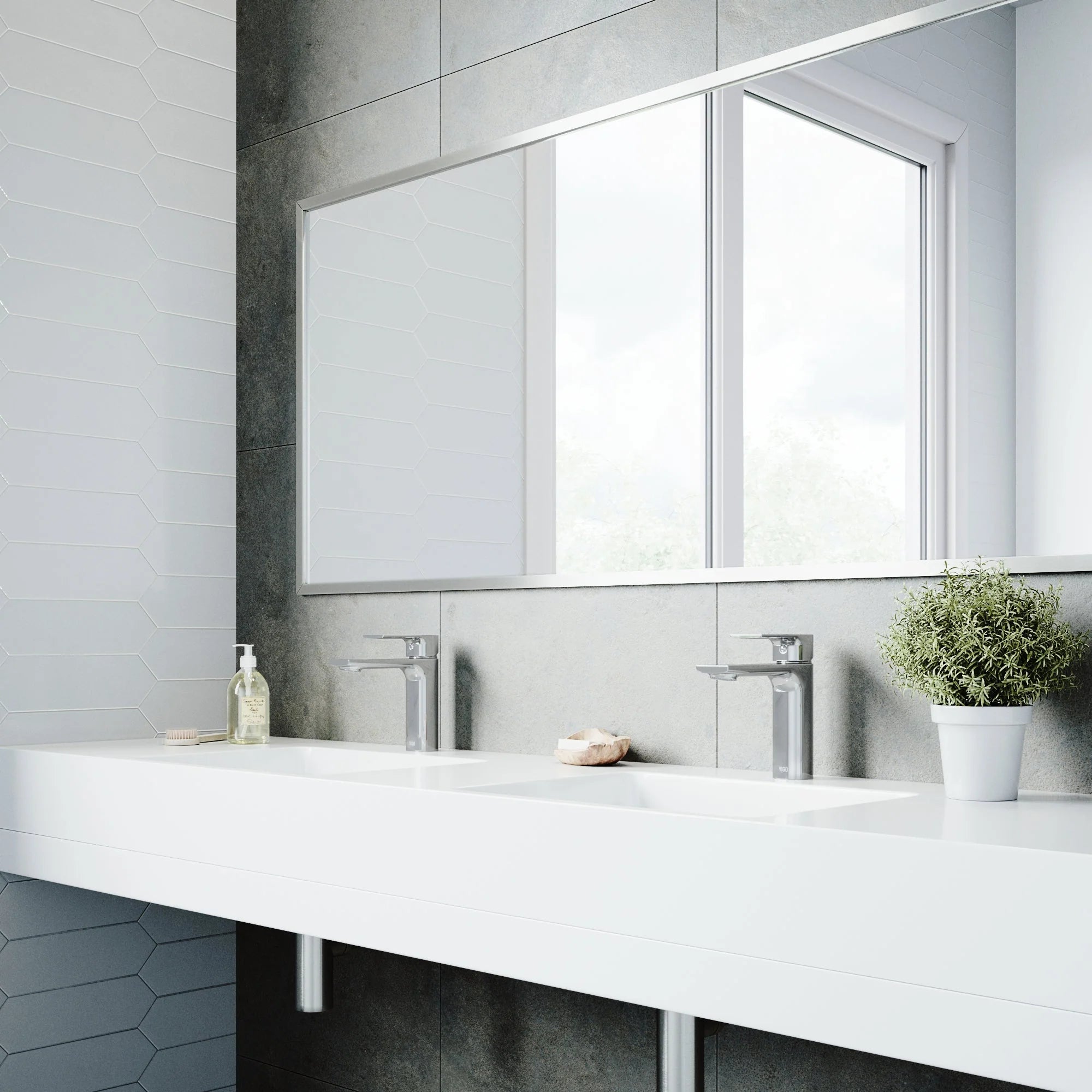 VIGO - Davidson Single Hole Single Lever Bathroom Faucet In Chrome Model# VG01043CH