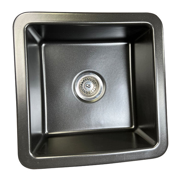 Nantucket Sinks - 18" Undermount/Top Mount Fireclay Kitchen/Bar/Prep Sink Model# Wellfleet-1818MB