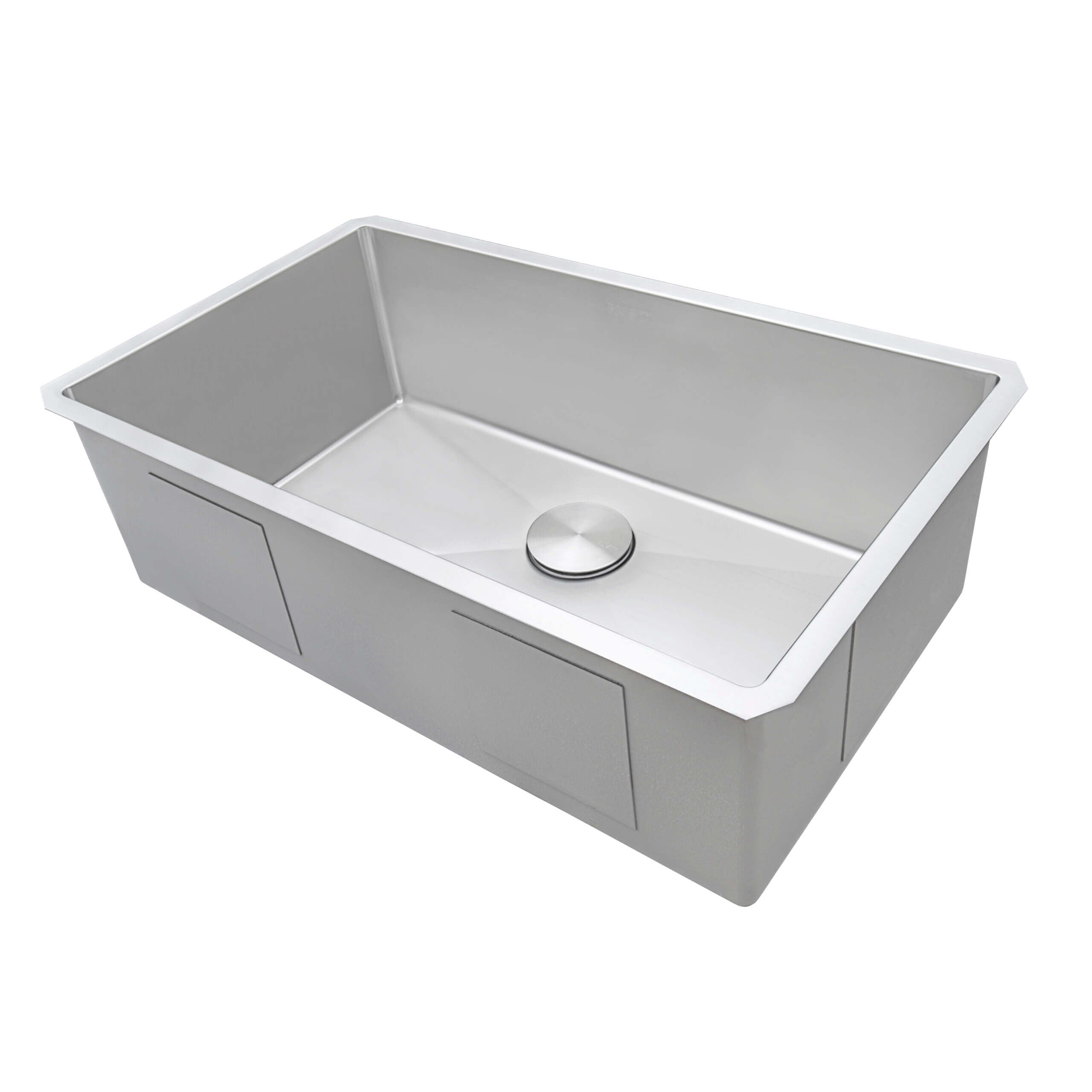 Gravena Model: RVH7300 Ruvati 30-inch Undermount 16 Gauge Stainless Steel Rounded Corners Kitchen Sink Single Bowl – Model# RVH7300