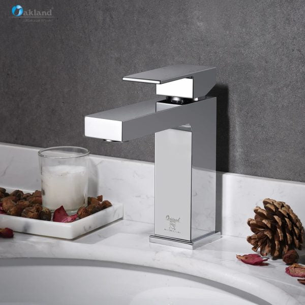 Oakland Single Handle 1 Hole Bathroom Sink Faucet with Pop Up Drain Model# KSB1112C