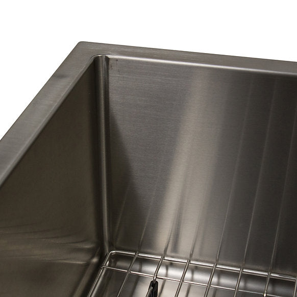 Nantucket Sinks - 23"x18" Marine-Grade Stainless Steel Outdoor Undermount Sink Model# AW2318-16