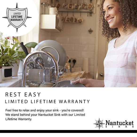 Nantucket Sinks 15" Rectangle Undermount Stainless Steel Bar/Prep Sink Model #NS1512
