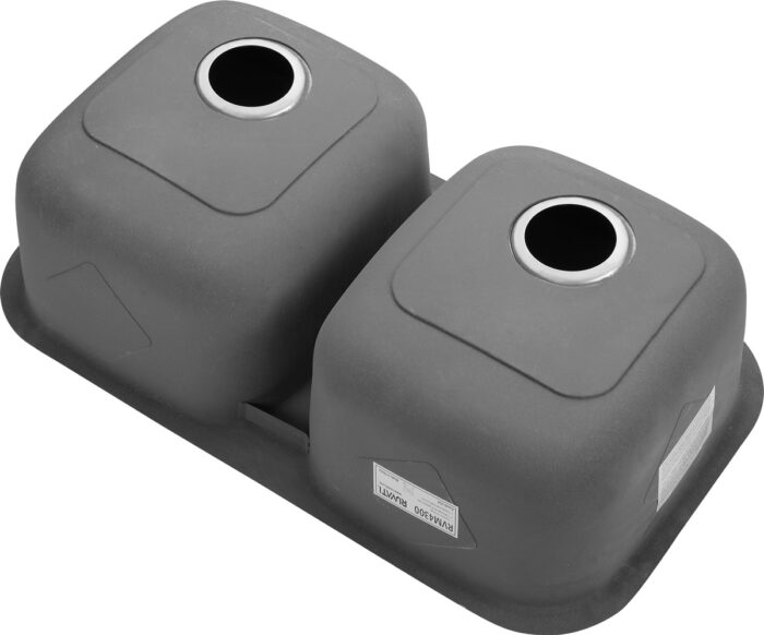 Parmi Model: RVM4300 Ruvati 32-inch Undermount 50/50 Double Bowl 16 Gauge Stainless Steel Kitchen Sink – RVM4300