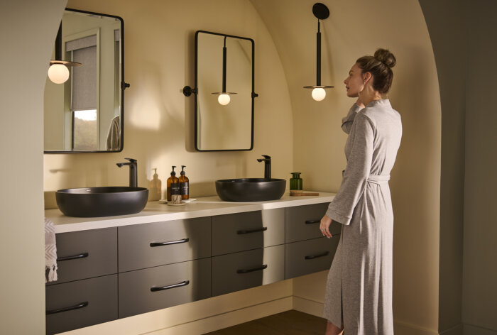 Canali Model: RVB2119BK Ruvati 19-inch Matte Black epiStone Solid Surface Modern Bathroom Vessel Sink – RVB2119BK