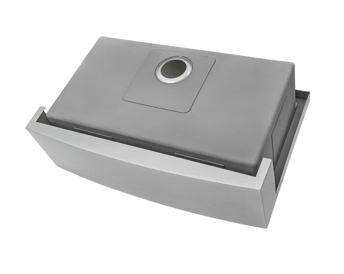 Verona Ruvati 36-inch Apron-front Workstation Farmhouse Kitchen Sink 16 Gauge Stainless Steel Single Bowl – Model # RVH9300