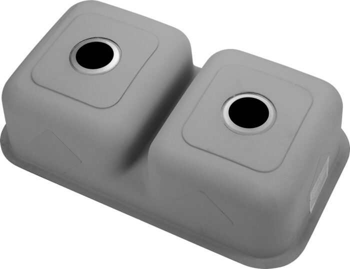 Parmi Model: RVM4350 Ruvati 32-inch Low-Divide 50/50 Double Bowl Undermount 16 Gauge Stainless Steel Kitchen Sink – RVM4350