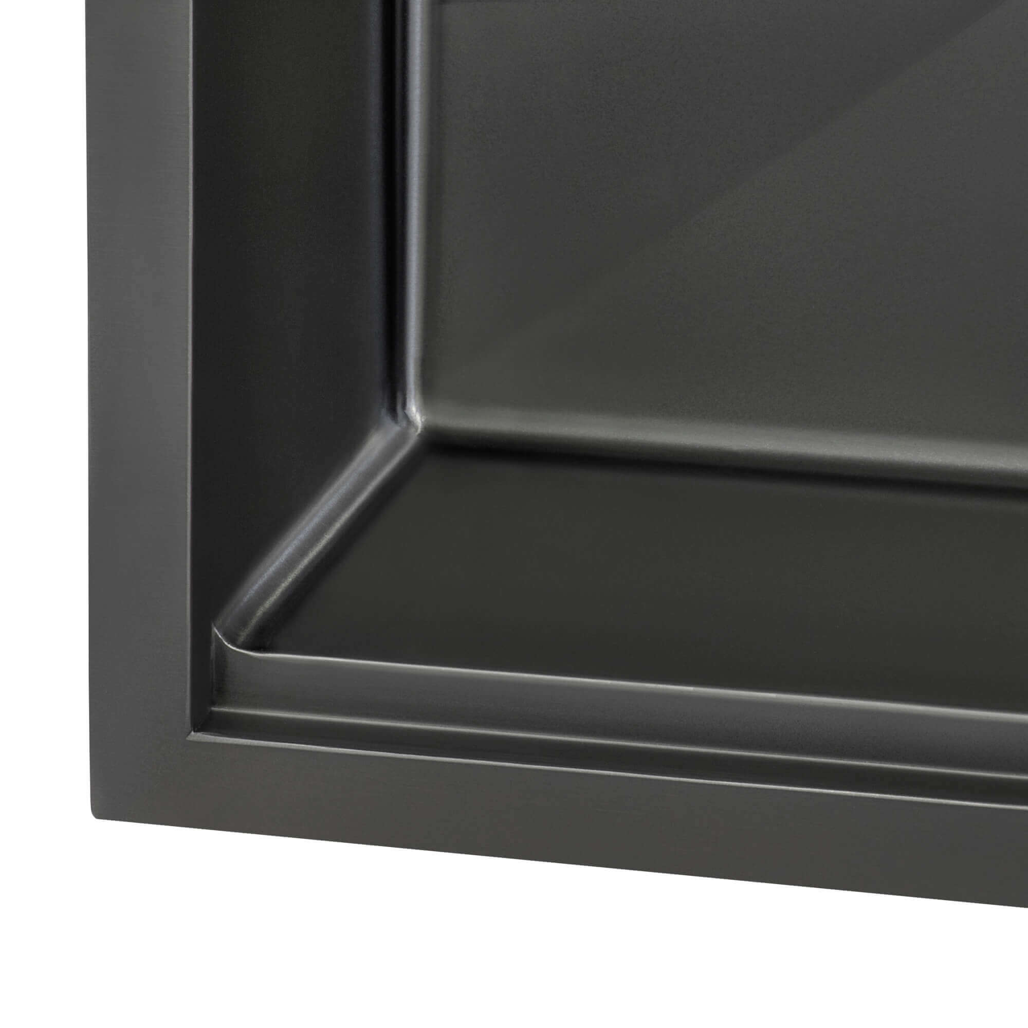 Giana Ruvati 30" Gunmetal Black Stainless Steel Workstation Undermount Kitchen Sink Single Bowl – Model# RVH6530BL