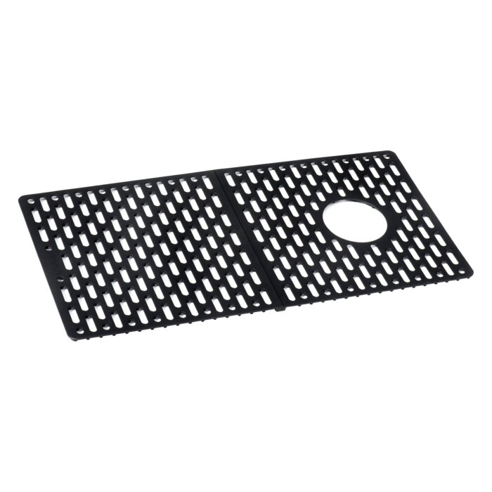 epiStage Ruvati 33" Undermount Workstation Granite Composite Kitchen Sink Matte Black – Model# RVG2302BK