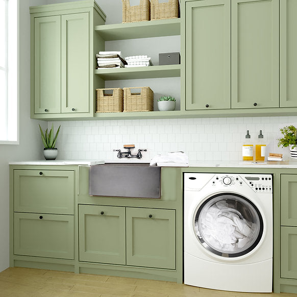 Nantucket Sinks - 23" Farmhouse Fireclay Sink With A Glazed Finish In Concrete Model# FCFS2418S-Concrete