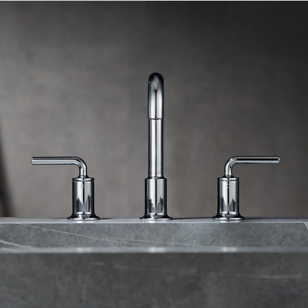 Oakland Wide Spread Bathroom Sink Faucet with Pop Up Drain in Chrome– Model #KSB8236C