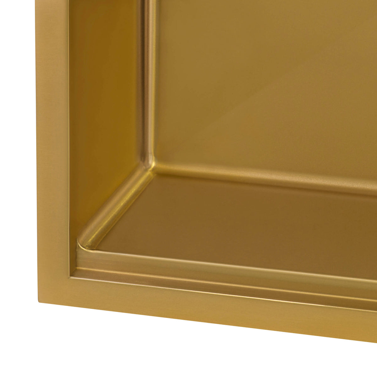 Ruvati 27 inch Matte Gold Workstation Undermount Kitchen Sink Single Bowl Model# RVH6527GG