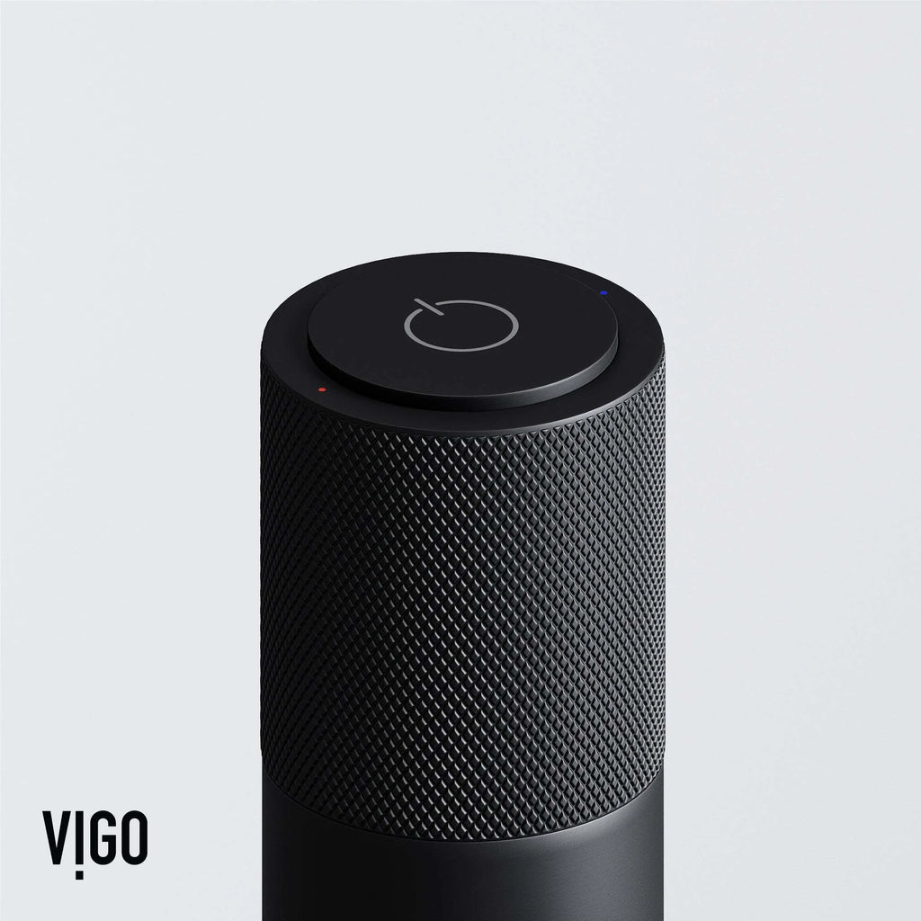 VIGO - Apollo Single Hole Bathroom Faucet In Matte Black Model# VG01048MB