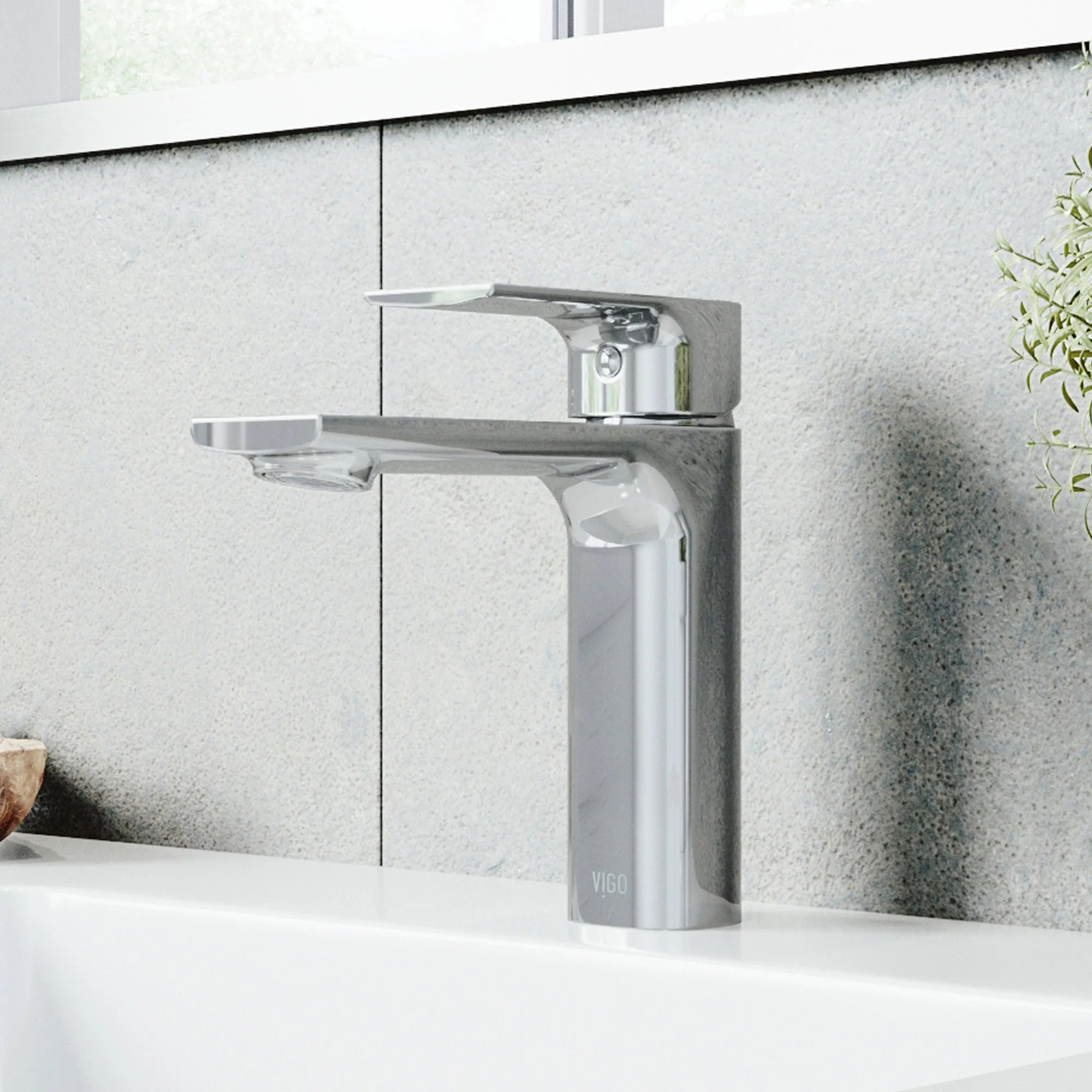 VIGO - Davidson Single Hole Single Lever Bathroom Faucet In Chrome Model# VG01043CH