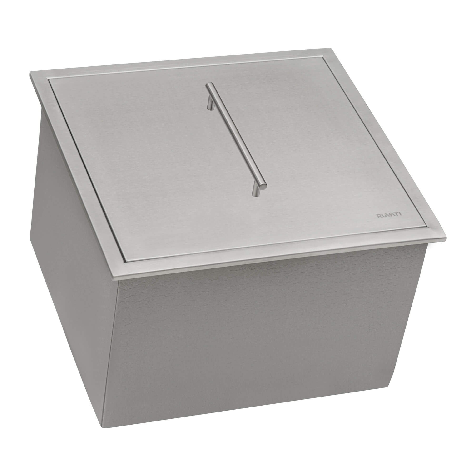 Merino Model: RVQ6221 Ruvati Insulated Ice Chest Sink 21 x 20 inch Outdoor BBQ Marine Grade T-316 Top Mount Stainless Steel – Model# RVQ6221