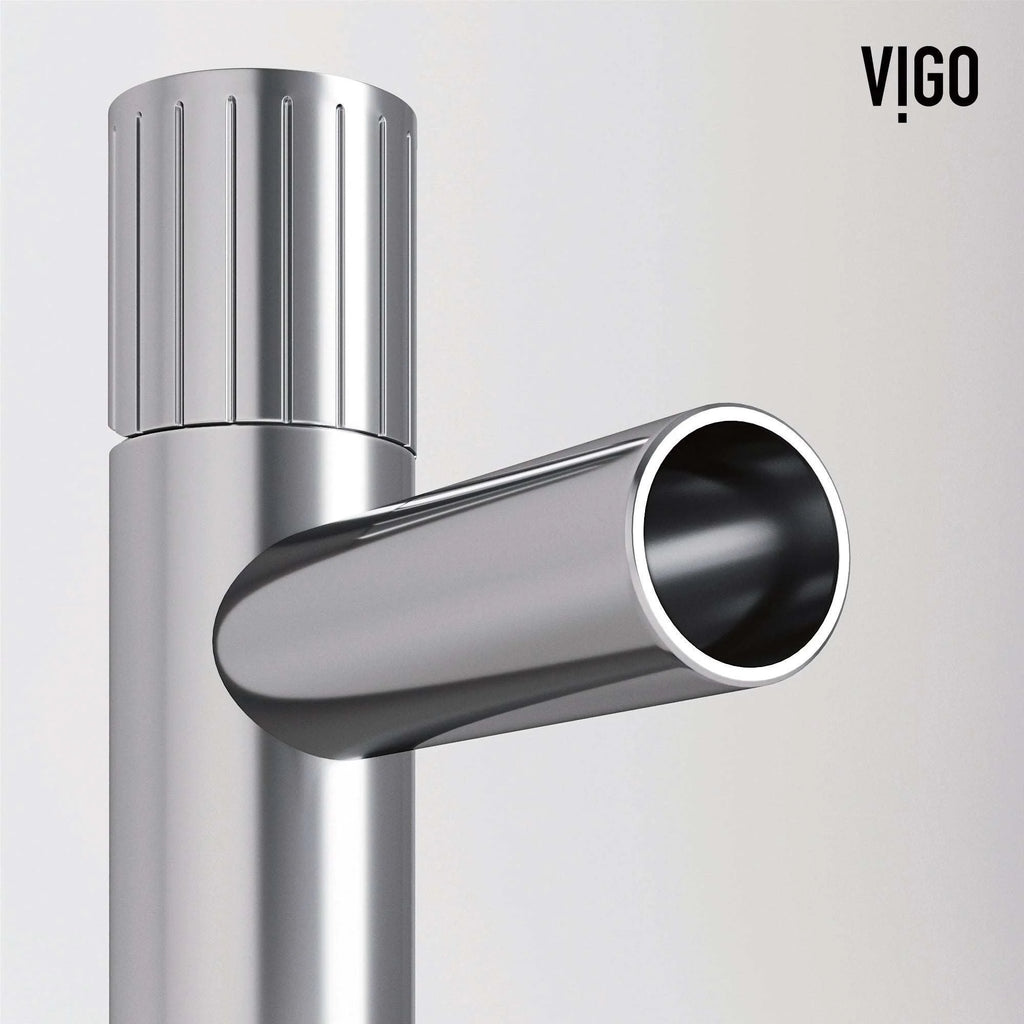 VIGO - Ashford Single Hole Bathroom Faucet In Chrome Model# VG01052CH