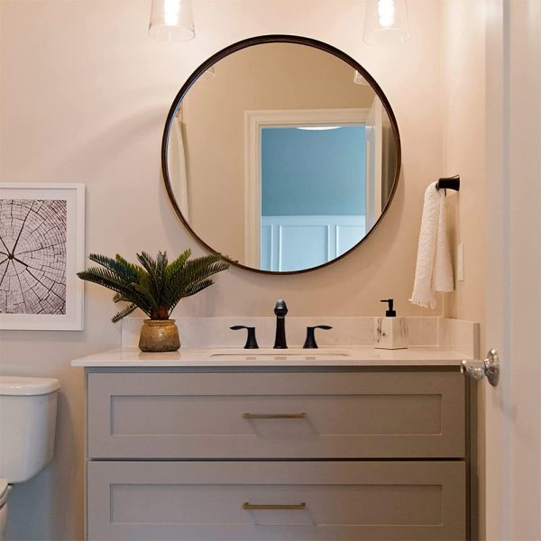 Oakland Wide Spread Bathroom Sink Faucet with Pop Up Drain in Matte Black Model# KSB8232MB